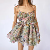 Fashion Sweet Breeze Ponopne Dress 2025 Spring Flower T-Shirt With Thin