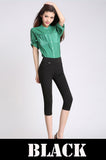 quality pencil pants capris women 2018 summer style high waist elastic skinny pants female trousers woman pantalon