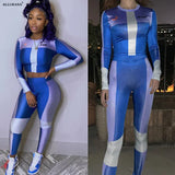 pieces set tracksuit long sleeve crop top letters print elastic high waist leggings sportswear slim outfit 2020 women