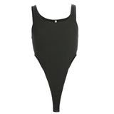 SUCHCUTE Jumpsuit Overalls For Women Cotton Bodysuit Body Strap Bodycon Gothic Summer 2022 Holiday Party Female Romper
