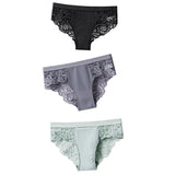 Pcs Cotton Panties Sexy Panty Briefs Lace Panties Women Underwear Lingerie Panties for Female Ladies Floral Pantys