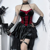 Summer New Spice Girl Vest Fashion Colour Temperament, Slim Waist Girdle, Neck Suspender And