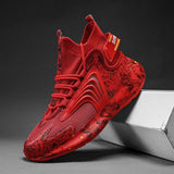 Graffiti Sport Shoes Designer Sneakers Good Quality Breathable Men Running Shoes Chunky Shoes Cushioning Jogging
