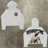 Men's Hoodie Y2K Original Hip-Hop Cartoon Graphic Print Pullover Fashion Leisure Loose Sports Shirt