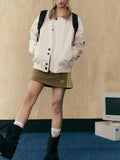 Zingj Brown Cleanfit Bump Color Jacket Coat Female Spring And Autumn Design Sense Lapel Versatile Niche Top