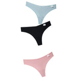 Women's Panties G-string Thong Cotton Underwear Sexy Panties Female Underpants Solid Letter Pantys Intimates
