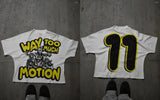 Street Printed Large T-Shirt Gothic 2025 Graphics T-Shirt Y2k Blouse Armed Gothic Men's Short Sleeves 211-1-Outfit