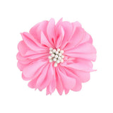 Pcs/lot New Sweet Chiffon Fabric Flower Hair Clips For Girls Safety Hairpin Boutique Barrettes Headwear Kids Hair