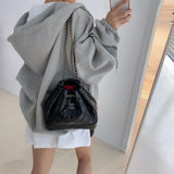Solid Color Oversized Zip Up HoodieOutfit