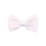 Sweet Lace Bowknot Hair Clips For Cute Girls White Black Handmade Safety Hairpins Boutique Barrette Kids Hair