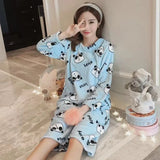 Women Coral Velvet Printed Korean Style Leisure Daily Womens Student Loose Kawaii Elegant New Soft Comfortable