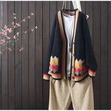 cardigan women's jacket loose Korean style lazy wind outside knit sweater autumn winter new