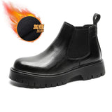 Zingj Boots Men's Winter British Style Chelsea Men's Boots
