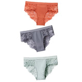 Pcs Cotton Panties Sexy Panty Briefs Lace Panties Women Underwear Lingerie Panties for Female Ladies Floral Pantys