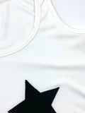cropped tank top with star