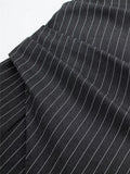 Asymmetric Corset Top Women Striped Off Shoulder Crop Top Woman Backless Tube Top Female Pleated Sleeveless Sexy