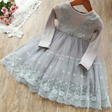 Winter Autumn Girl Dress Children Clothes Kids Dresses For Girls Party Dress Long Sleeve Knitted Sweater Toddler Girl