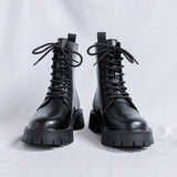 Zingj Men's British High Boots Summer New Booleather Chelsea Boots