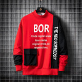 Round Neck Long-Sleeved Pullover Men's 2021 New Winter Coat Loose Pullover Sweatshirt Street