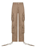 Vintage Multi Pocket Patched Cargo Jeans- Outfit