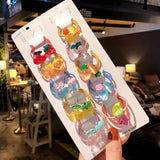 Children Cute Cartoon Fruit Elastic Hair Bands Girls Baby Lovely Rubber Bands Ponytail Holder Kids Hair