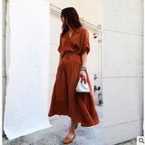 Zingj New South Korean Chic Receive V Collar Trend Royal Sister Fashion Sexy Loose Waist Loose Elegant