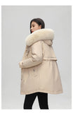 One Dress Three Wear Cotton Pie To Overcome The Disassembly Female Long Style 2024 Winter New Waist Slim Cotton-Padded Clothes-Outfit