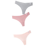 G-string Panties Cotton Women's Underwear Sexy Panties Female Underpants Thong Solid Color Panty Lingerie T Back