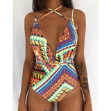 2020 Sexy One Piece Swimsuit Female Backless Bodysuit Brazilian Monokini Swimwear Women Bathing Suit Swimming Beach