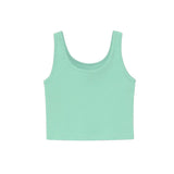 Summer Tracksuits Woman Three Piece Set Short T-shirts Sleeveless Tank Tops High Waist Shorts Casual