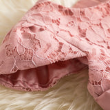 Lace Dresses for Girls Pink Tutu Party Dress Kids Children Clothing Casual Wear Clothes Toddler Girl 1 2 3 4 5