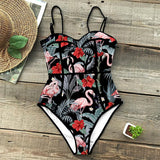 Sexy One Piece Swimsuit Women Swimwear Push Up Monokini Bandage Bodysuit Swimming Suit For Women maillot de bain