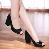 2021 Summer shoes Woman open toe Women genuine leather High Heel sandals Casual platform Sandals Women