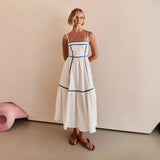 Zingj Years Fresh And Sweet Word Skirt Long Small Sling