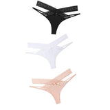 Set Women Sexy Lace Panties Transparent Low-waist Underpant Hollow Out Thong Female Seamless G-string Underwear