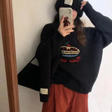 Fruit Cake Jacquard Knit Pullover- Outfit