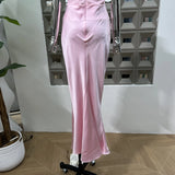 Rich Woman Folds Spliced Two Fishtail Bragy Dress High-End Party