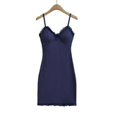 Zingj Fashion Women's Sexy Hot Girls Lace Breast Cushion Suspender Dress Spring And Summer Fashionable Hip