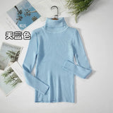 Basic Turtleneck Women Sweaters Autumn Winter Thick Warm Pullover Slim Tops Ribbed Knitted Sweater Jumper Soft Pull