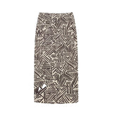 Print Pareo Wrap Skirt Woman High Waist Long Skirts For Women Fashion 2023 Beach Midi Skirt With Slit Women's Summer
