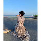 Zingj 2023 Summer Female Dress Season Tea Line Is A Long