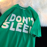 Letter cute T-shirt Cotton Loose Women 2022 new Tops Harajuku Casual Femme T-shirts Korean Fashion Plus Size