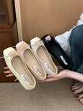 Children With Skirt 2025 New Niche Bows Shallow Flat And Mary Jane