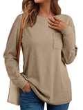 Women's Long-Sleeved Top Loose Autumn Winter De Velvet Casual Collar