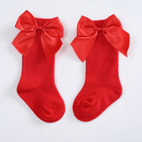 Baby Girls Socks New Kids Socks Toddlers Girls Big Bow Knee High Long Soft Cotton Lace Baby Socks Children Socks