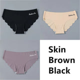 Hot Ice Silk Women Panties Invisible Ultra Thin Seamless Underwear Briefs Underpants Sexy Lingerie Solid Panties