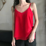 Womens Tank Tops Sleeveless Blouse Tee T shirts Summer 2021 Sexy Vest Camisole Sexy V-Neck Crop Top White Blue