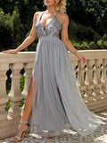 slip Sequin corset maxi summer dress women backless mesh long bodycon red Christmas party dress bridesmaid evening