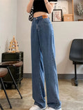 baggy air jeans with a high