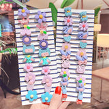 New Girls Cute Colorful Cartoon Scrunchies Ponytail Holder Hair Bands Kids Lovely Headband Fashion Hair